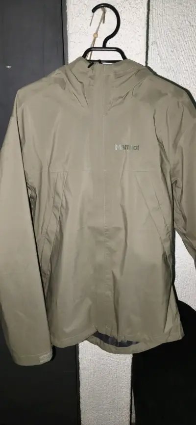 Chaqueta impermeable Marmot verde oliva - miniatura 1