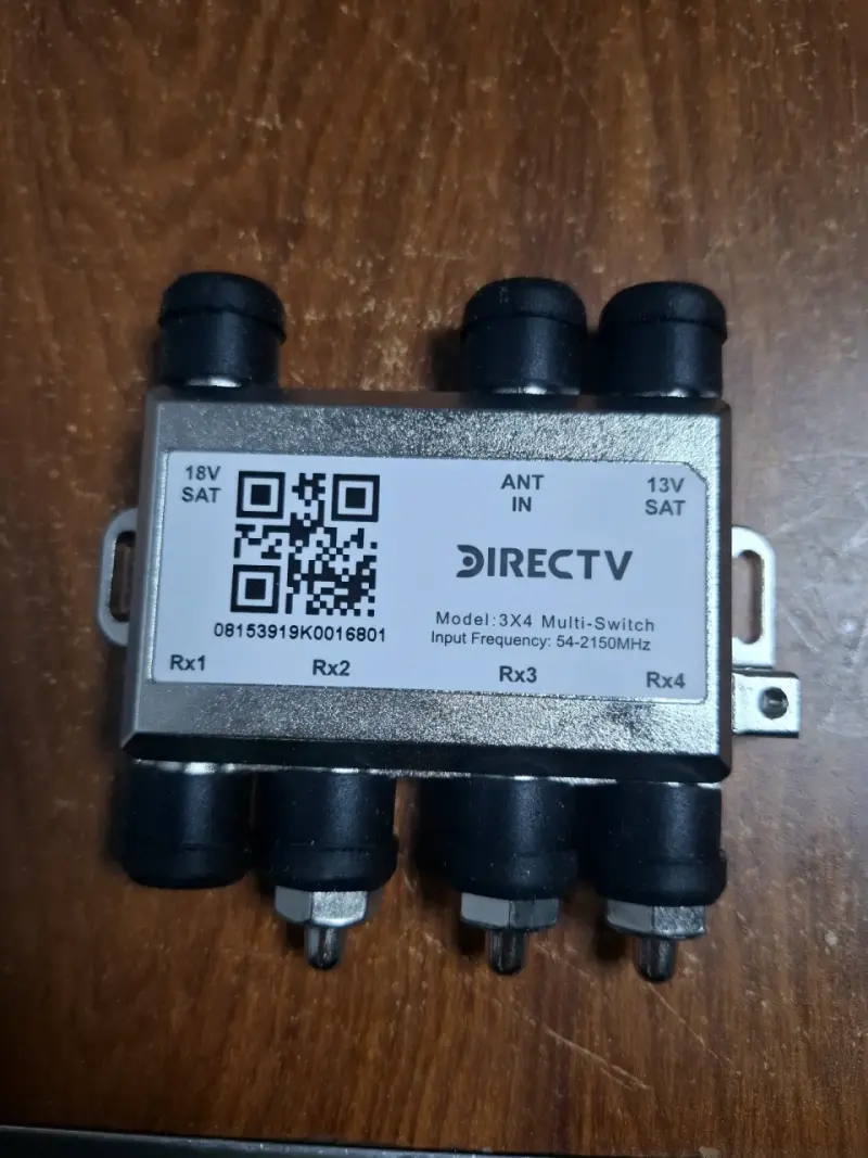 Multiswitch DirecTV 3x4 para Antena Satelital - 4