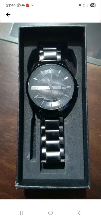 Reloj Armani Exchange Negro de Acero Inoxidable - miniatura 1