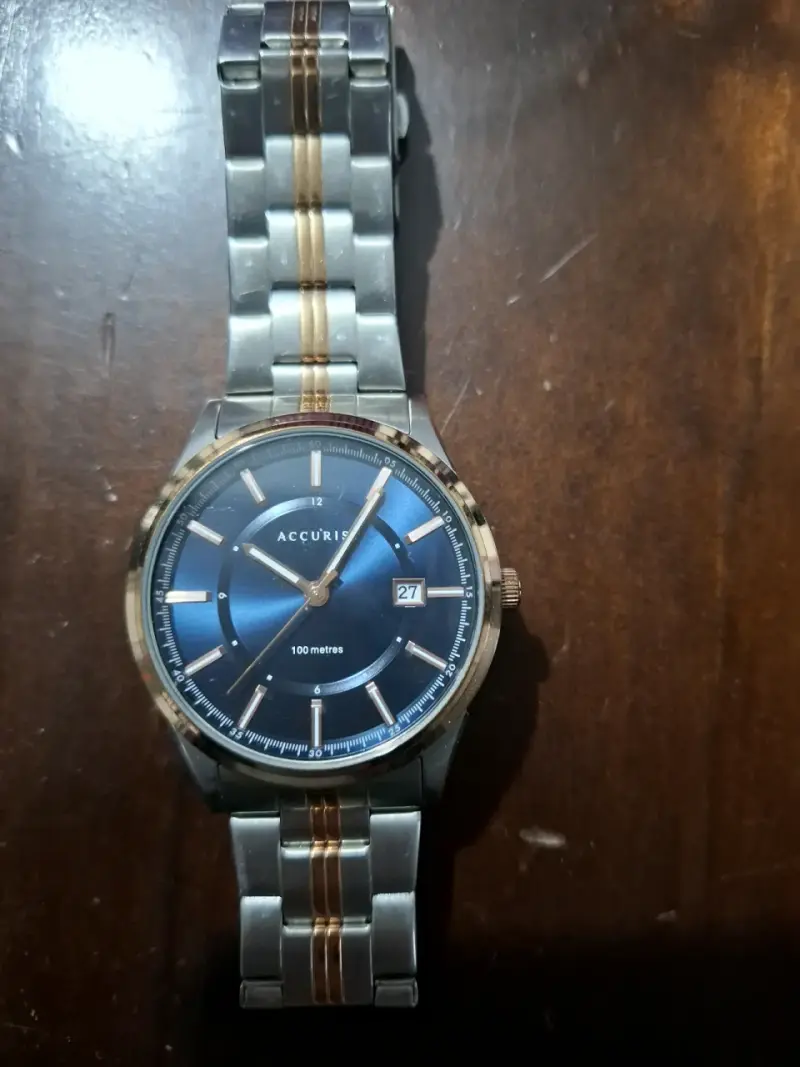 Reloj Accurist de acero inoxidable con esfera negra - 6