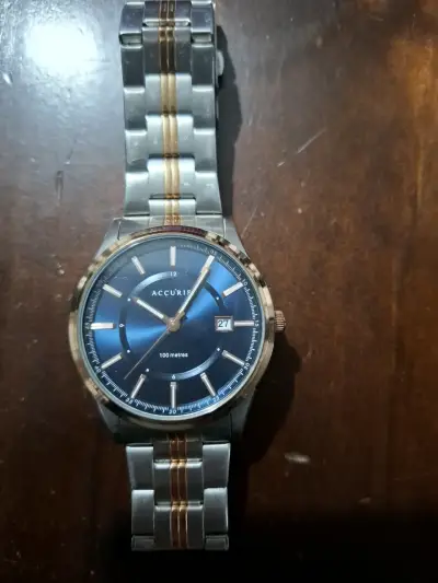Reloj Accurist de acero inoxidable con esfera negra - miniatura 6