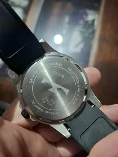 Reloj de pulsera negro con cronógrafo - miniatura 6