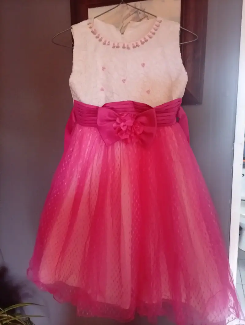 Vestido de huasa para niña con zapatos y sandalias - 5