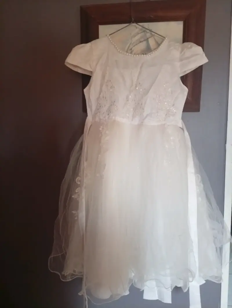Vestido de huasa para niña con zapatos y sandalias - 6