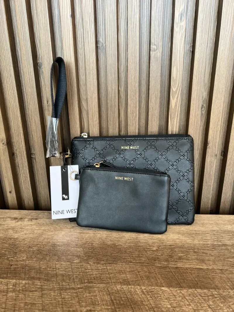 Set de bolsos Nine West negro elegante - 2