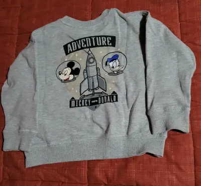 Polerón infantil Mickey Mouse gris - miniatura 3