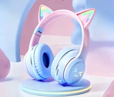Audífonos Bluetooth o con cable, con luces - miniatura 6