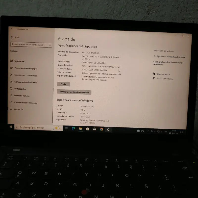 Laptop Lenovo ThinkPad con Windows 10 - 3