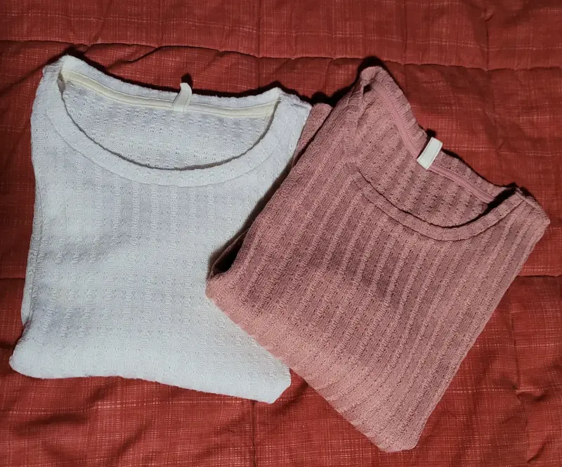 Conjunto de poleras tejidas para mujer - 1