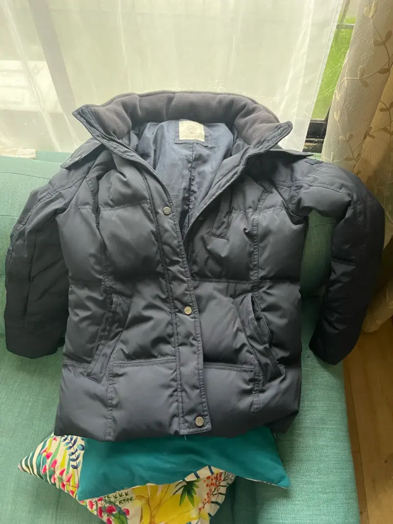 Chaqueta acolchada azul marino Esprit para mujer - 1