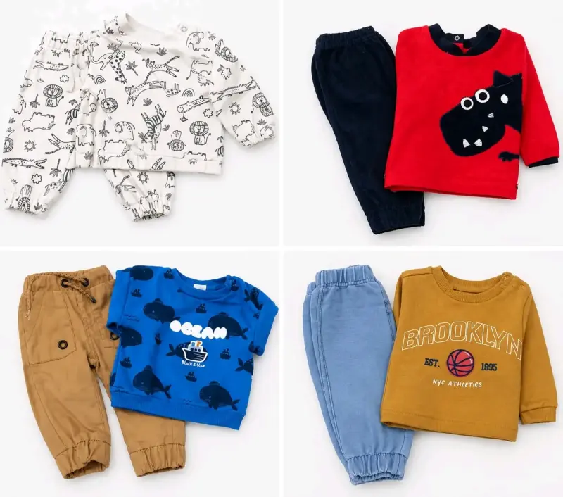 Conjunto de ropa para bebé con diseños variados - 2