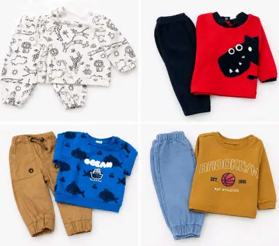 Conjunto de ropa para bebé con diseños variados - miniatura 2