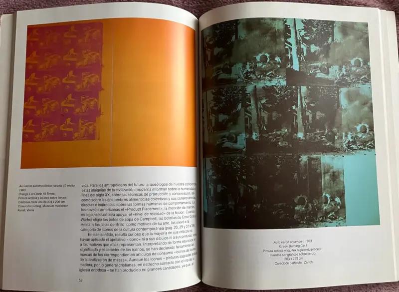 Libro de arte Andy Warhol con ilustraciones - 2