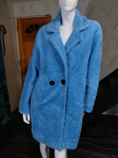 Abrigo Teddy confeccionado en Italia talla L - miniatura 1