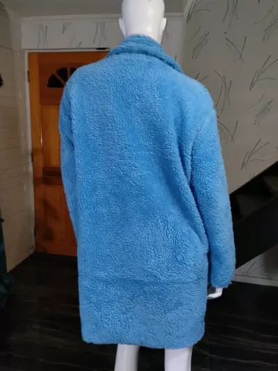 Abrigo Teddy confeccionado en Italia talla L - miniatura 2