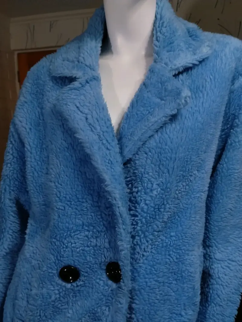 Abrigo Teddy confeccionado en Italia talla L - 4
