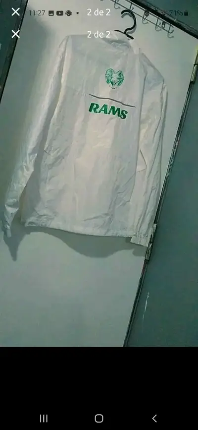 Chaqueta talla S blanca para mujer - miniatura 2