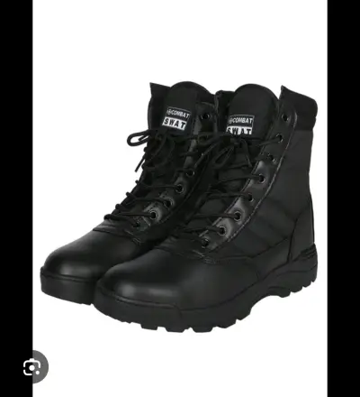 Botas tácticas negras para hombre n.42 - miniatura 3