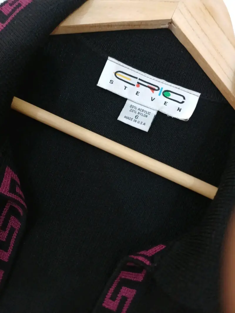 Cardigans negra, diseño griego Eric Steven, tallaM - 2