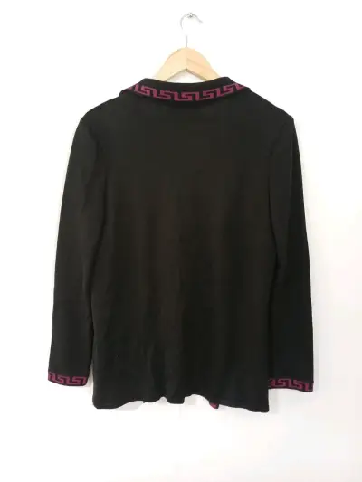 Cardigans negra, diseño griego Eric Steven, tallaM - miniatura 3