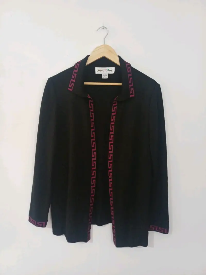 Cardigans negra, diseño griego Eric Steven, tallaM - 6