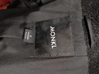 Abrigo Largo de Lana Monkl Textura Bouclé Talla S - miniatura 6