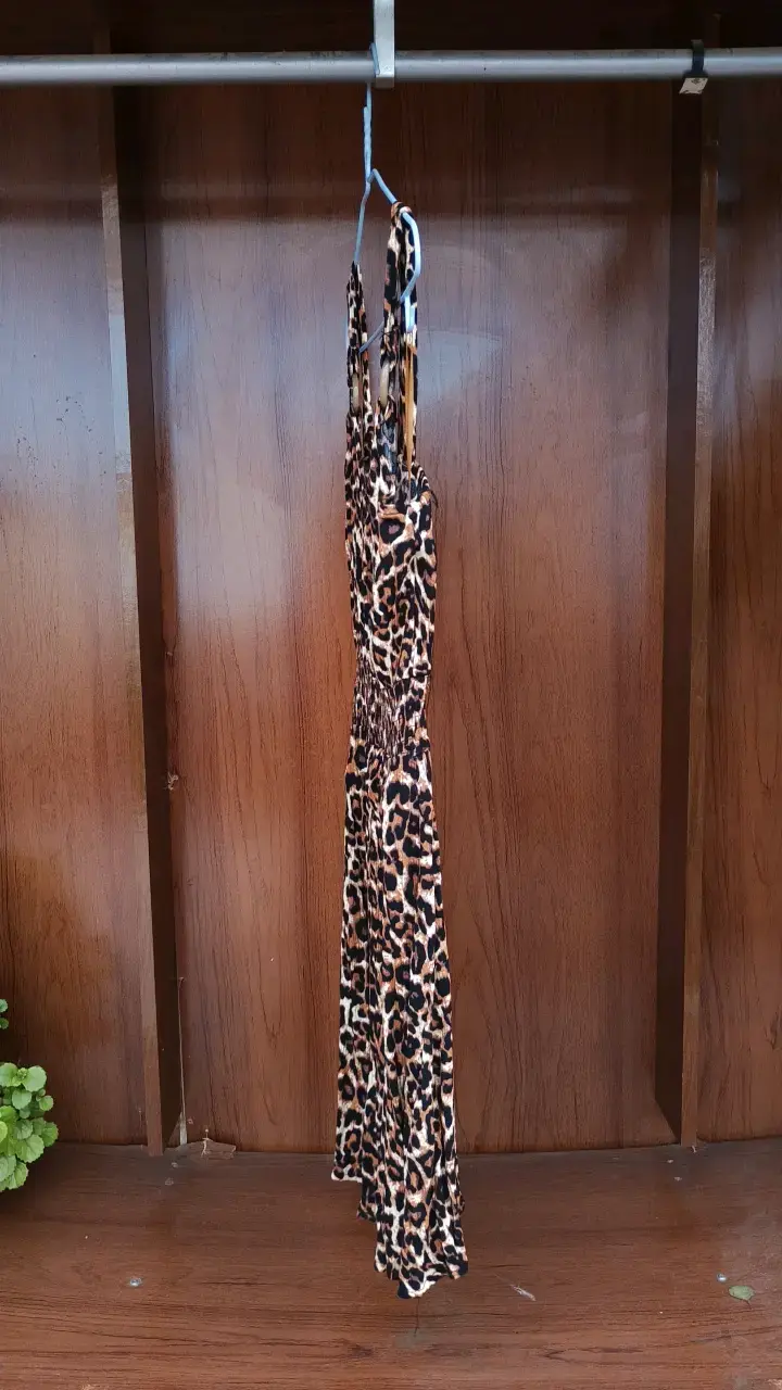 Vestido corto estampado animal print - 2