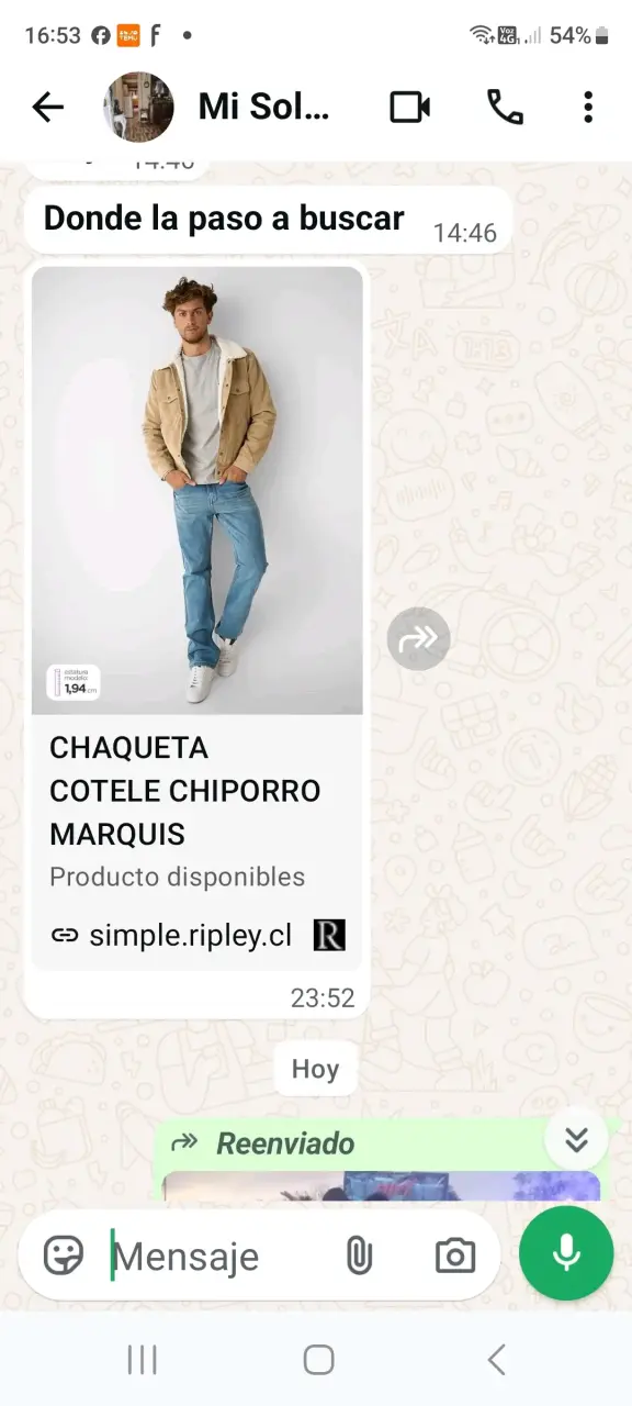 Chaqueta de pana beige con forro de borrego - 5