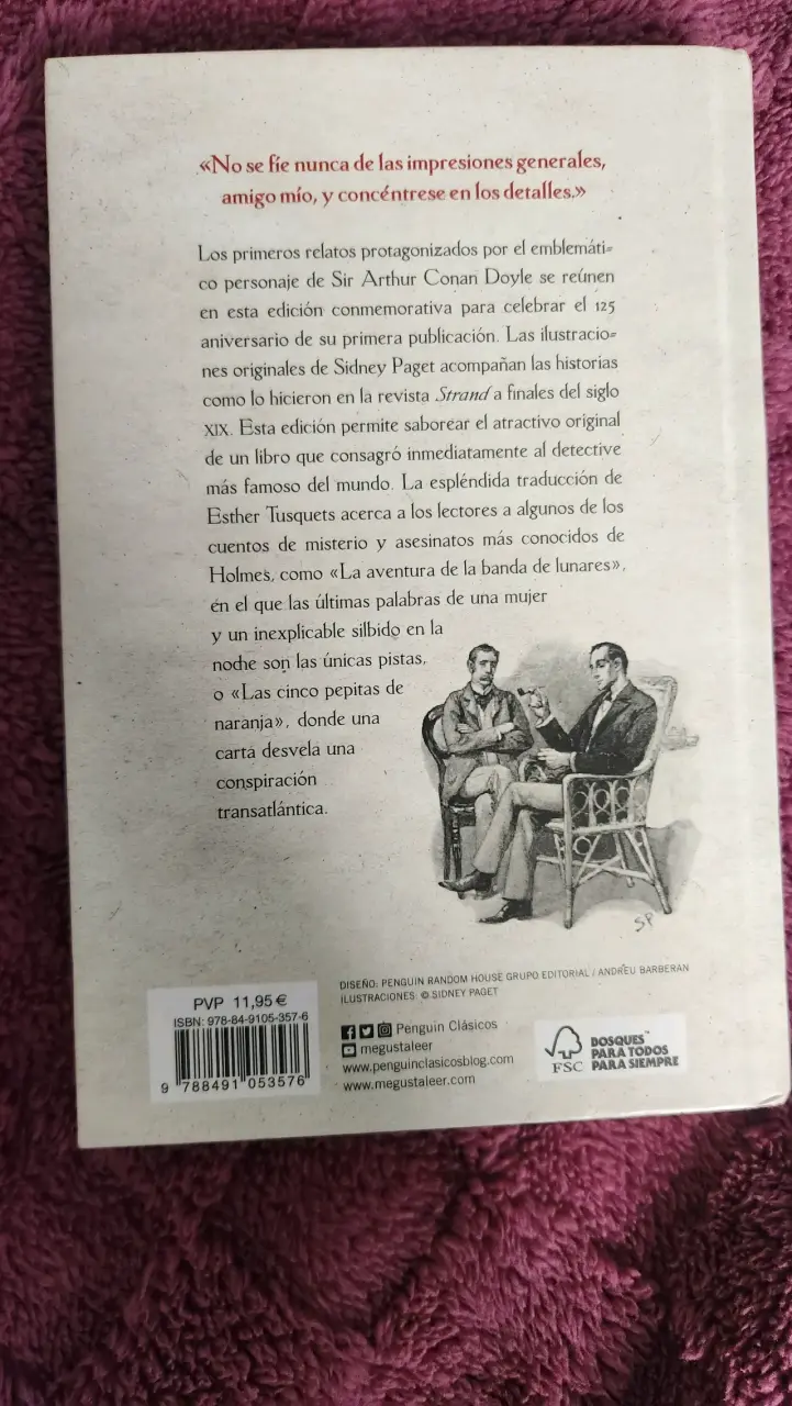 Libro Las Aventuras de Sherlock Holmes Edición Conmemorativa - 2