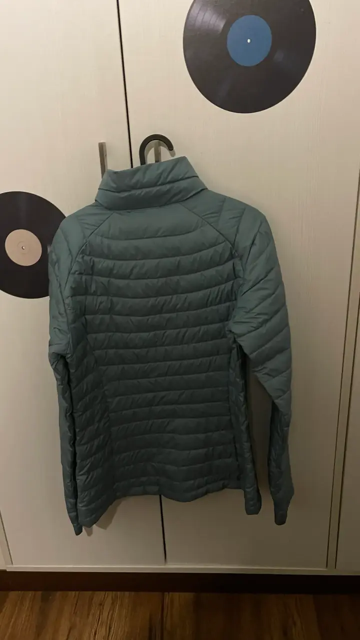 Chaqueta Columbia acolchada celeste para mujer - 3
