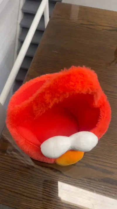 Bolso de peluche Elmo rojo para niños - miniatura 3