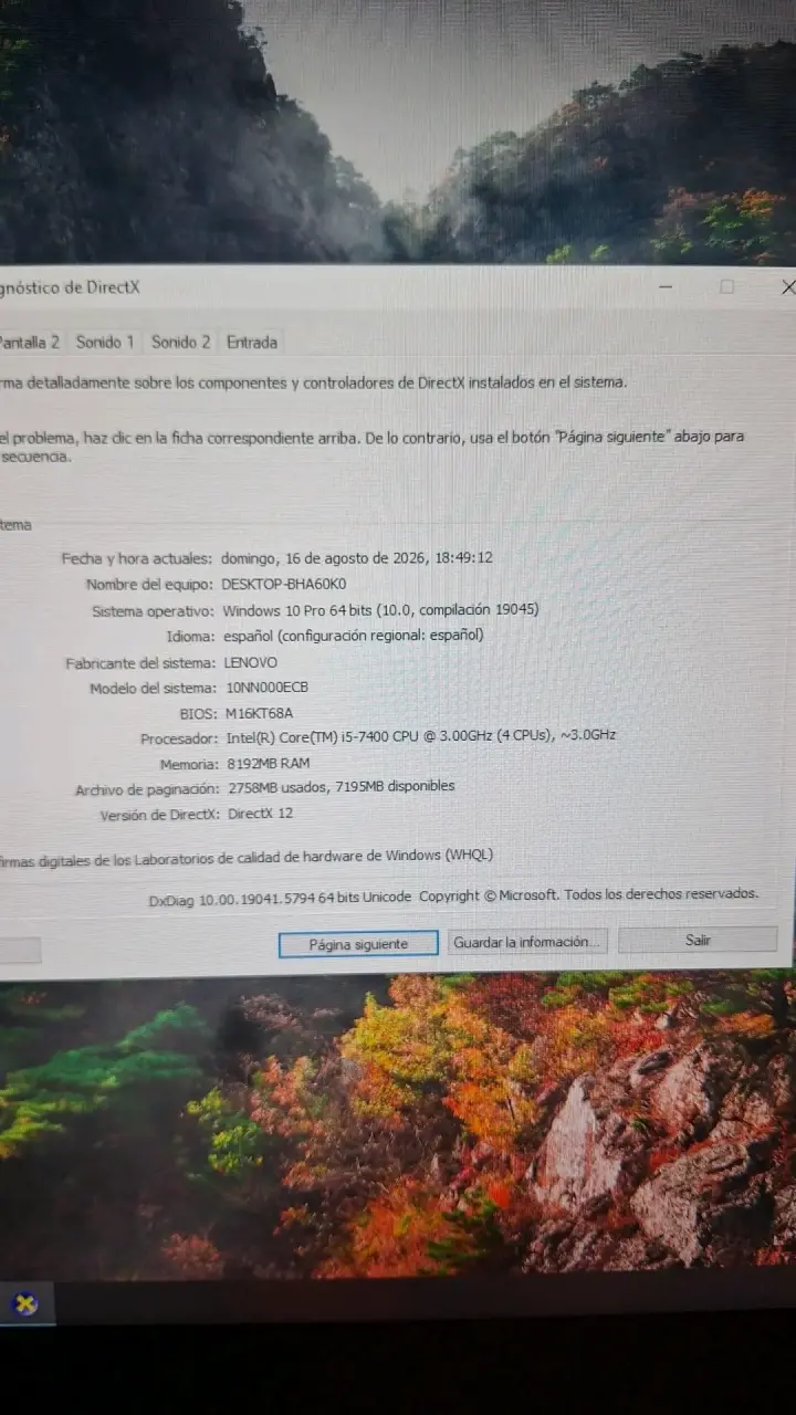 Computador de Escritorio Lenovo con Intel Core i5 - 3