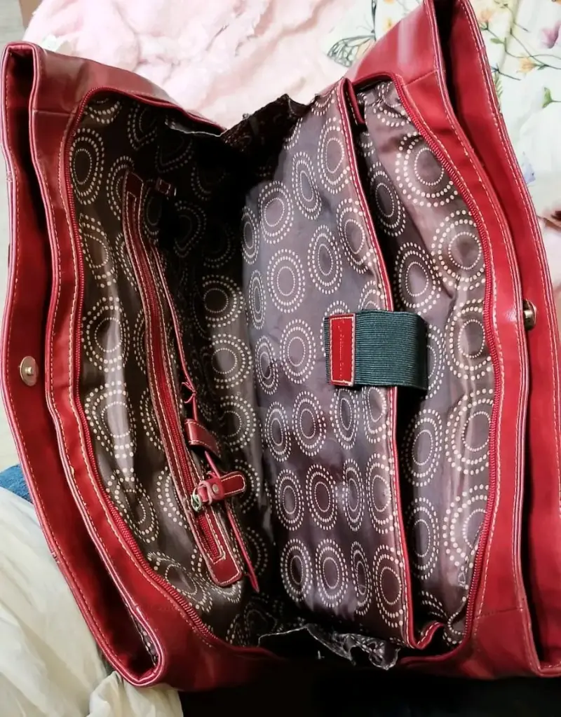 Bolso notebook rojo para mujer Franklin Covey - 2