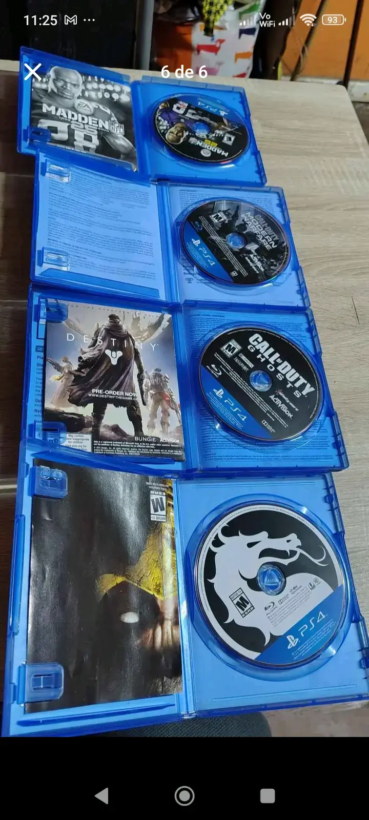 Colección de Juegos PS4: Call of Duty, Destiny y Más