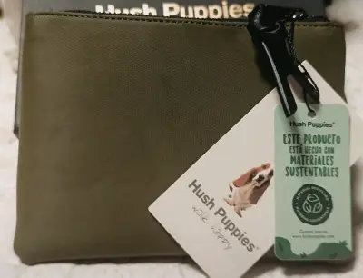 Monedero Hush Puppies verde con cierre - miniatura 2