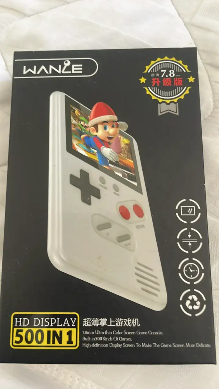 Consola portátil Wanle 500 en 1 con pantalla HD - 1