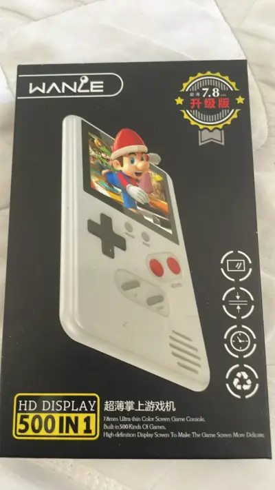 Consola portátil Wanle 500 en 1 con pantalla HD - miniatura 1