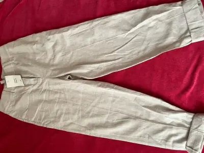 Pantalones beige de vestir talla 32 - miniatura 3