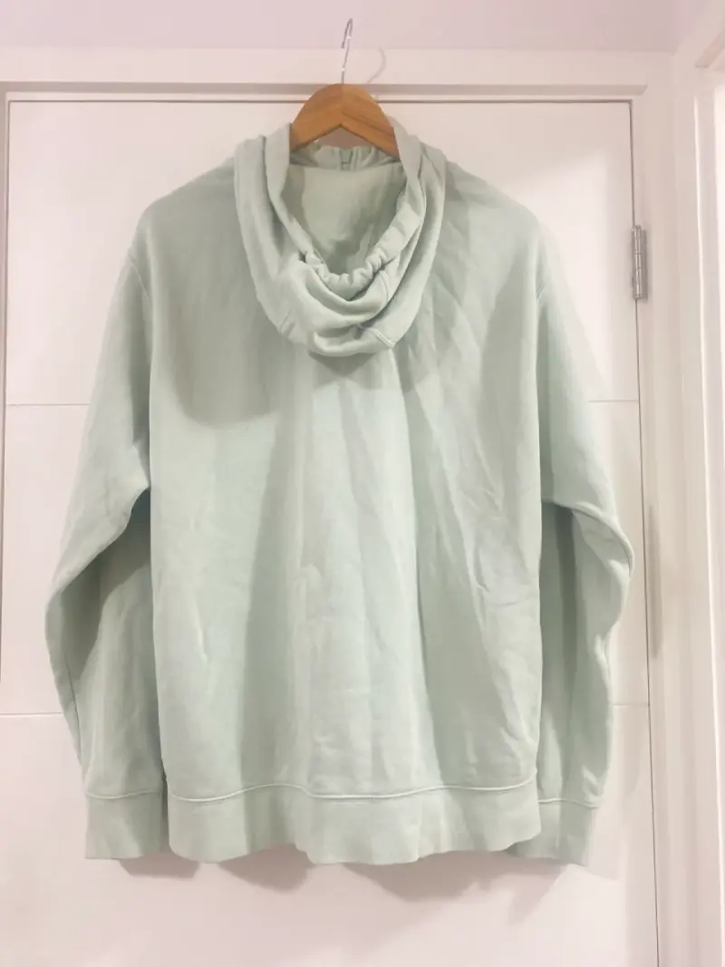 Polerón Nike verde menta con capucha Talla L - 3