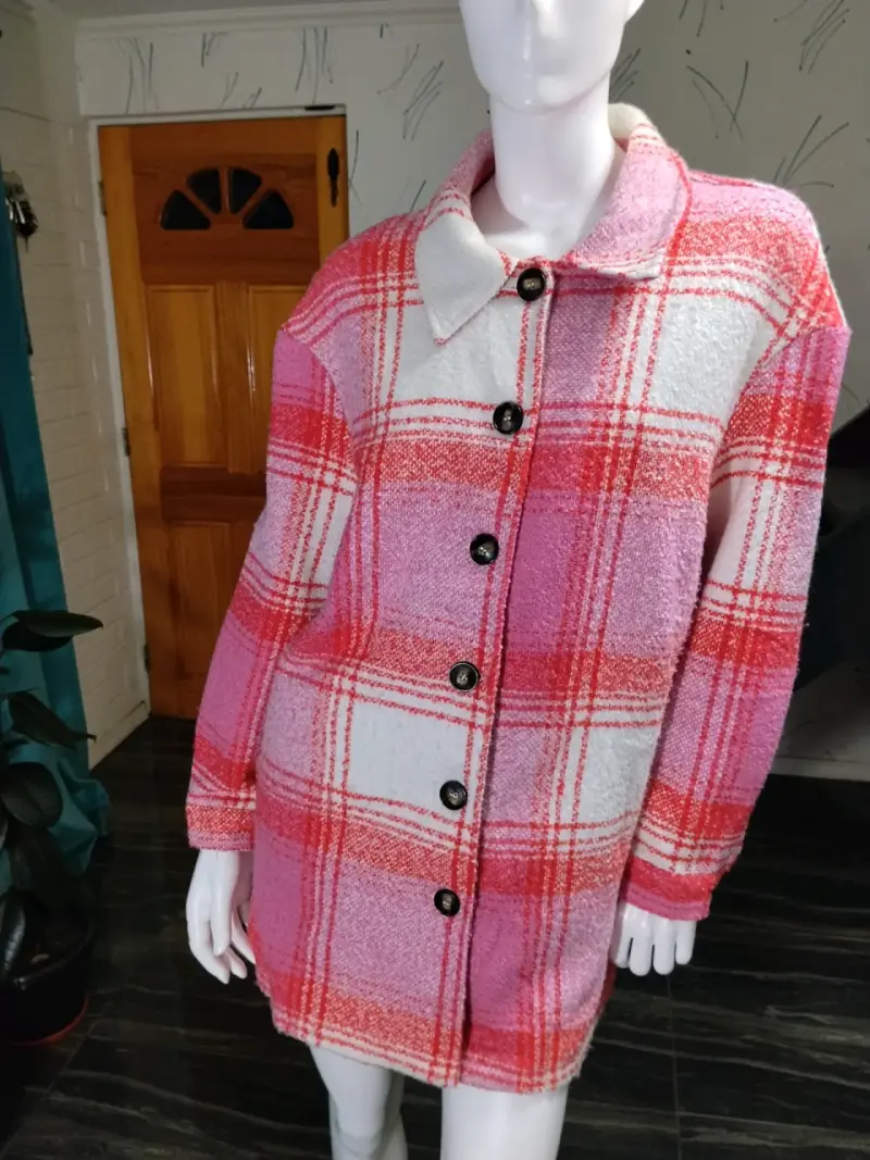 Sobrecamisa Shacket a cuadros Talla XXL/XXL - 5
