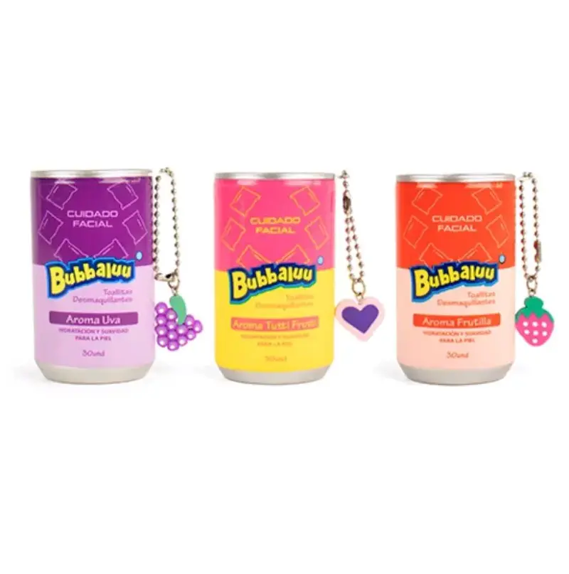 Toallitas desmaquillantes Bubbaluu aromas surtidos