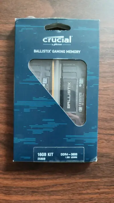 RAM Crucial Ballistix 16GB (2x8GB) DDR4 3600MHz - miniatura 1