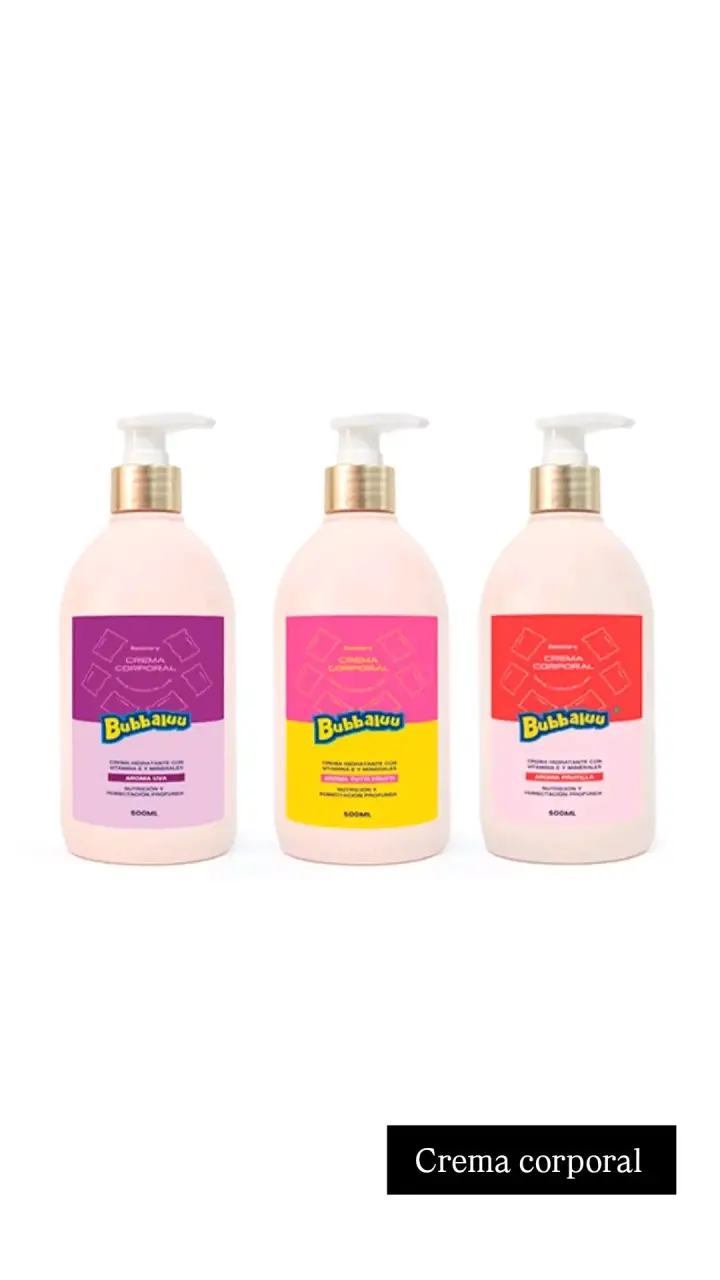 Cremas Corporales Bubbaluu 500ml