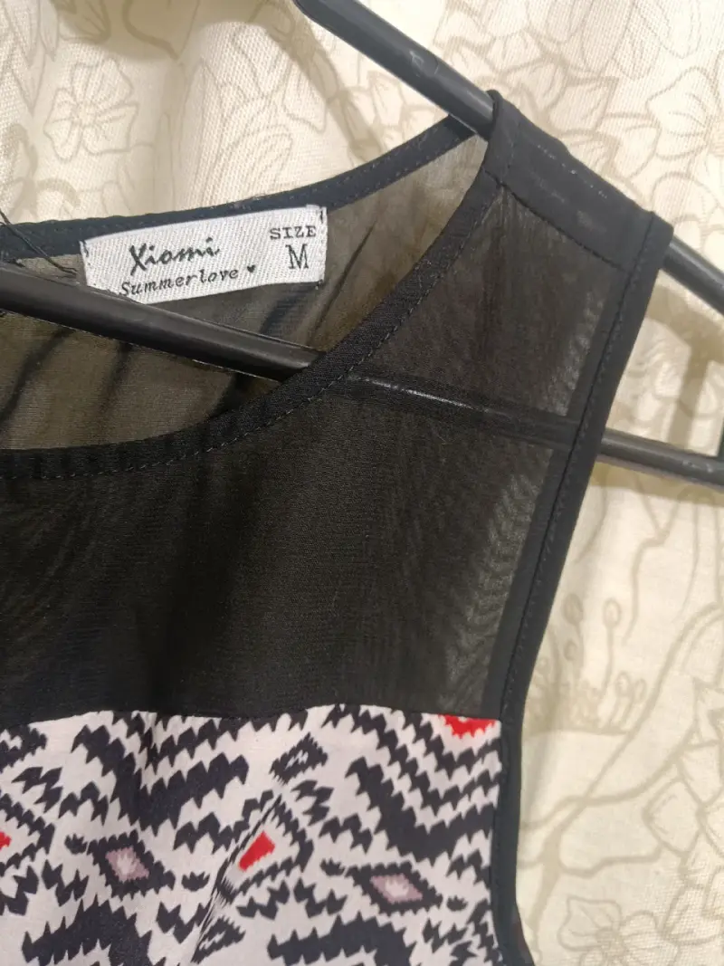 Vestido Xiomara estampado étnico talla M - 3
