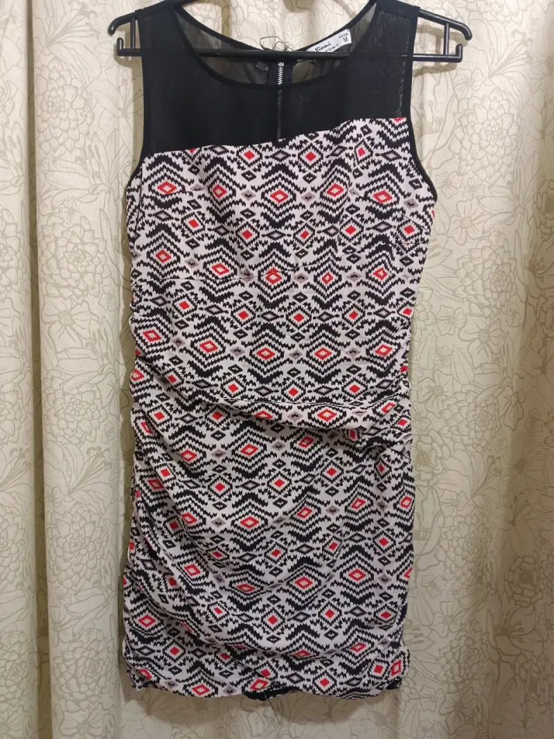 Vestido Xiomara estampado étnico talla M - 4