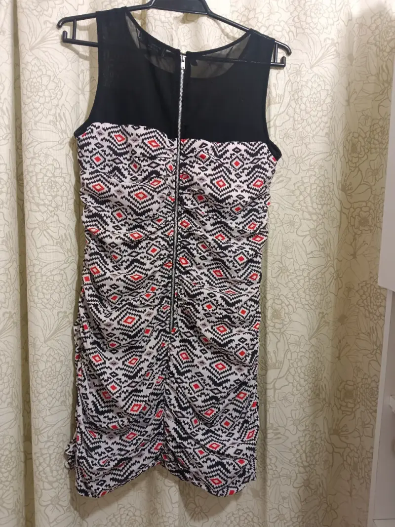 Vestido Xiomara estampado étnico talla M - 5