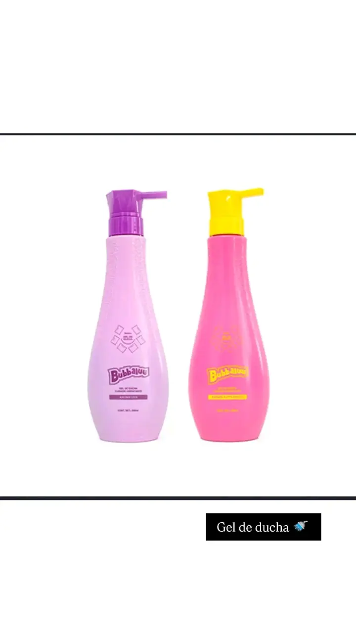gel de ducha Bubbaloo aromas variados