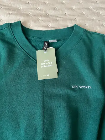 Polera sin mangas verde H&M talla S - miniatura 2