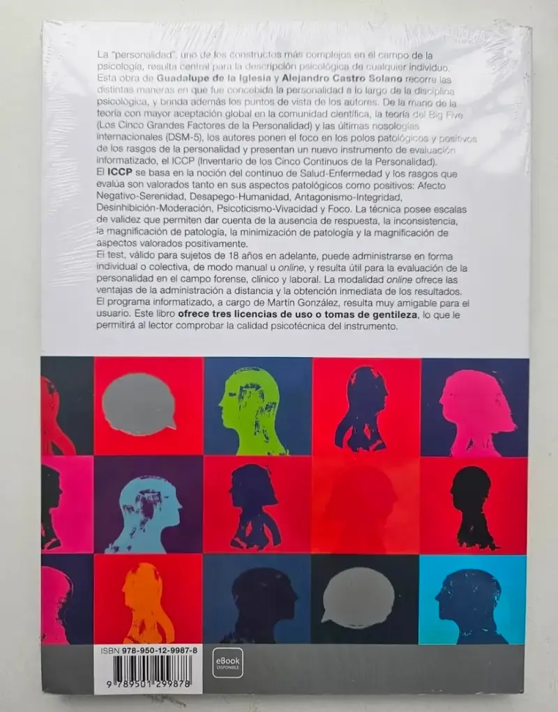 Libro Evaluación de Rasgos de la Personalidad ICCP - 2