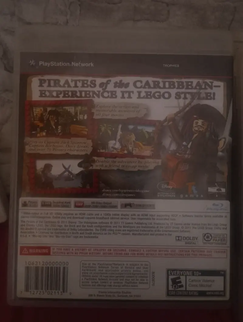 Juego PS3 LEGO Pirates of the Caribbean - 3